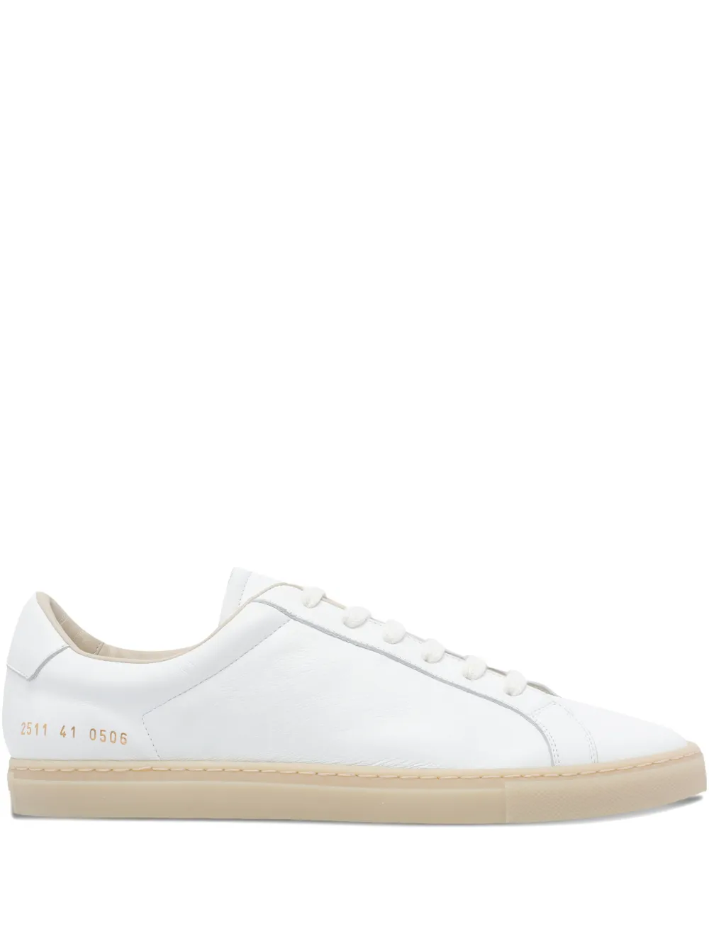 Common Projects round-toe leather sneakers | White | Image 1