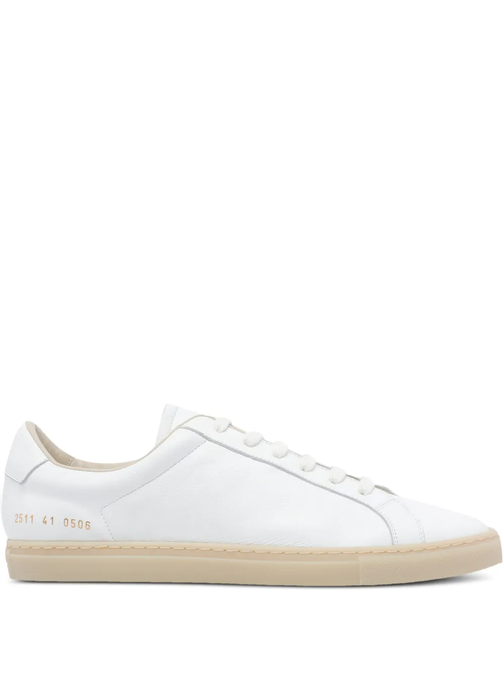 Common Projects round-toe leather sneakers | White | Image 1