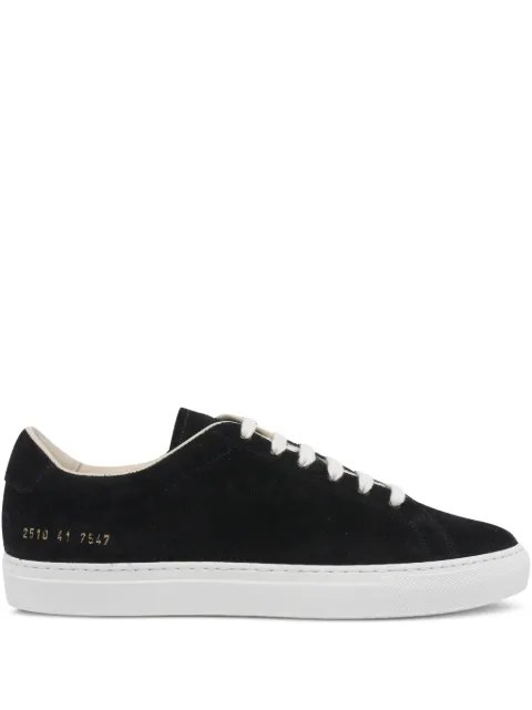 Common Projects logo-detail suede sneakers