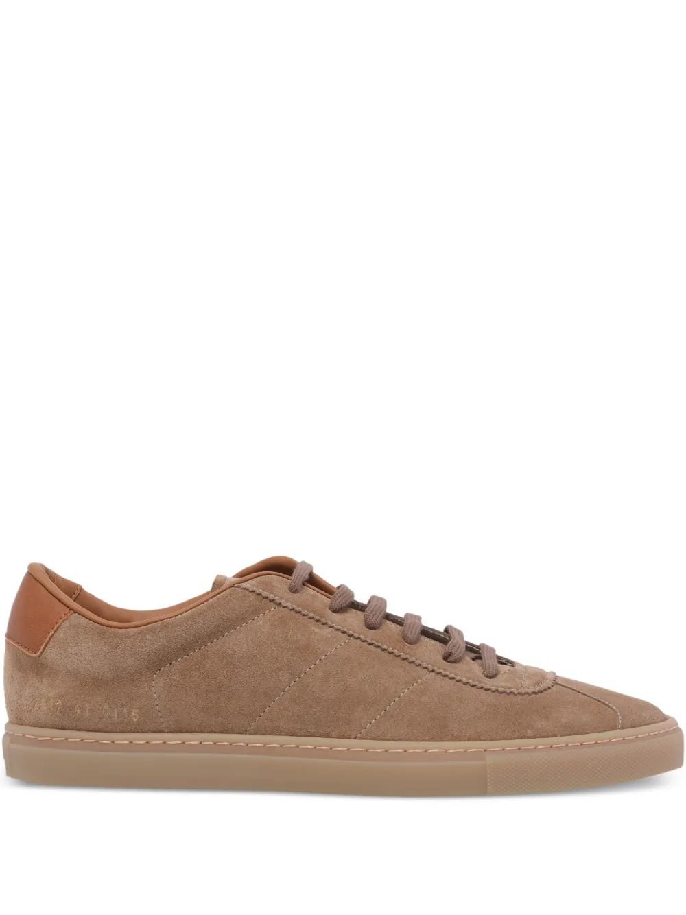 Common Projects round-toe suede sneakers | Neutrals | Image 1