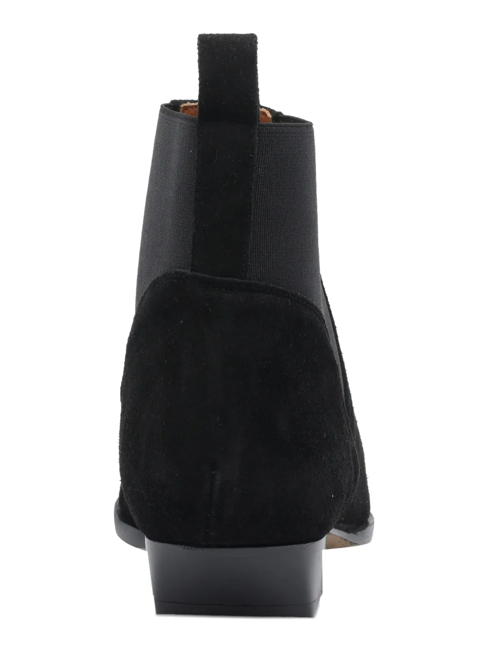 Angel Alarcon Suede Pointed-toe Boots In Black