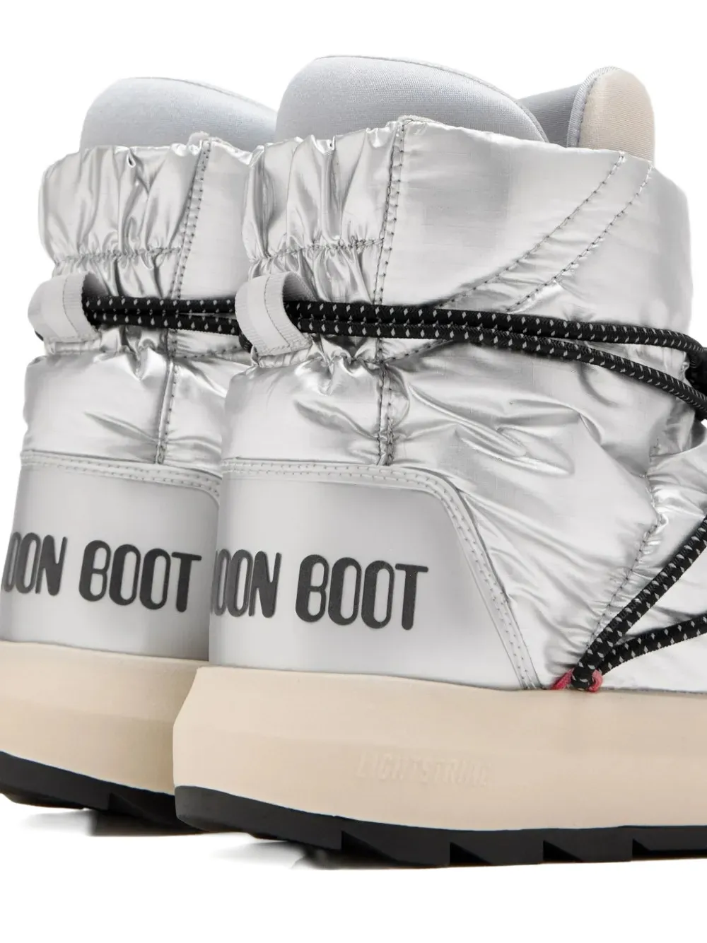 adidas x Moon Boot quilted lace-up ace boots Zilver