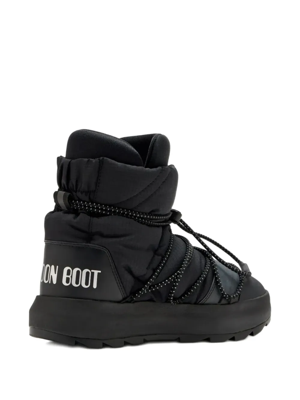 adidas x Moon Boot quilted lace-up ace boots Zwart
