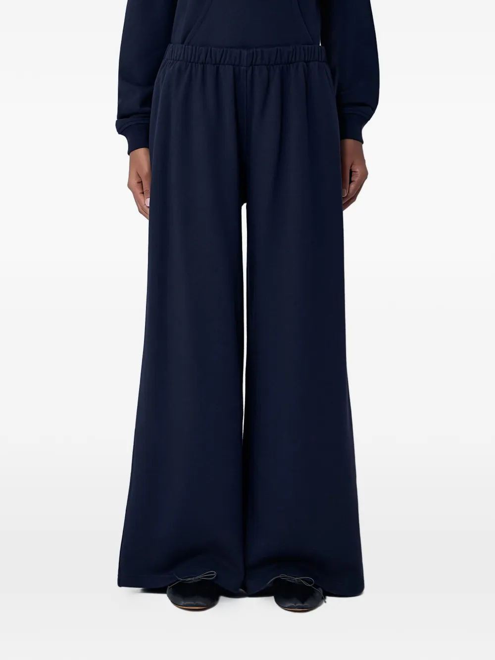 The Row elasticated wide-leg palazzo pants - Blu