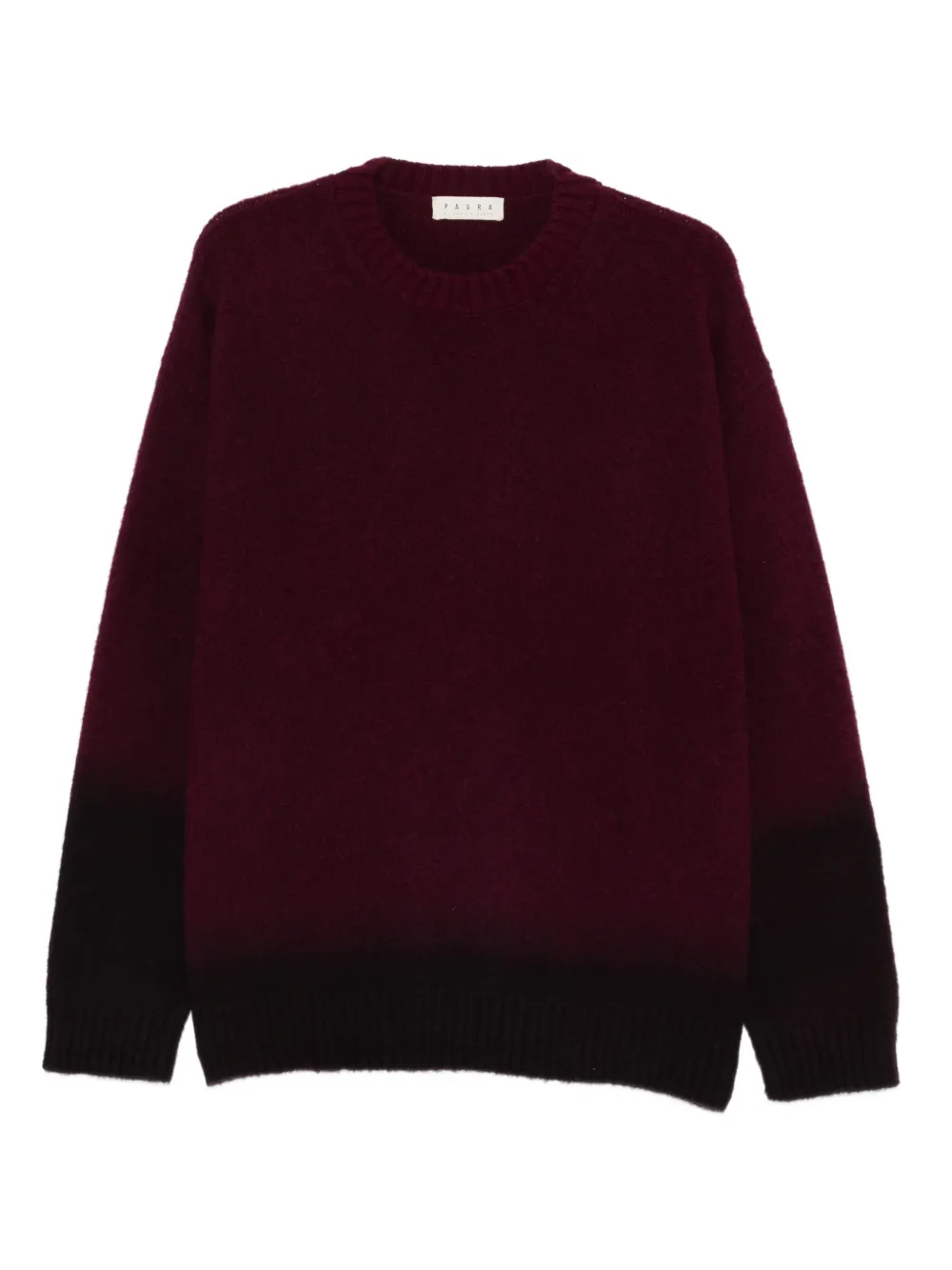 Paura Asia crew-neck sweater - Rosso