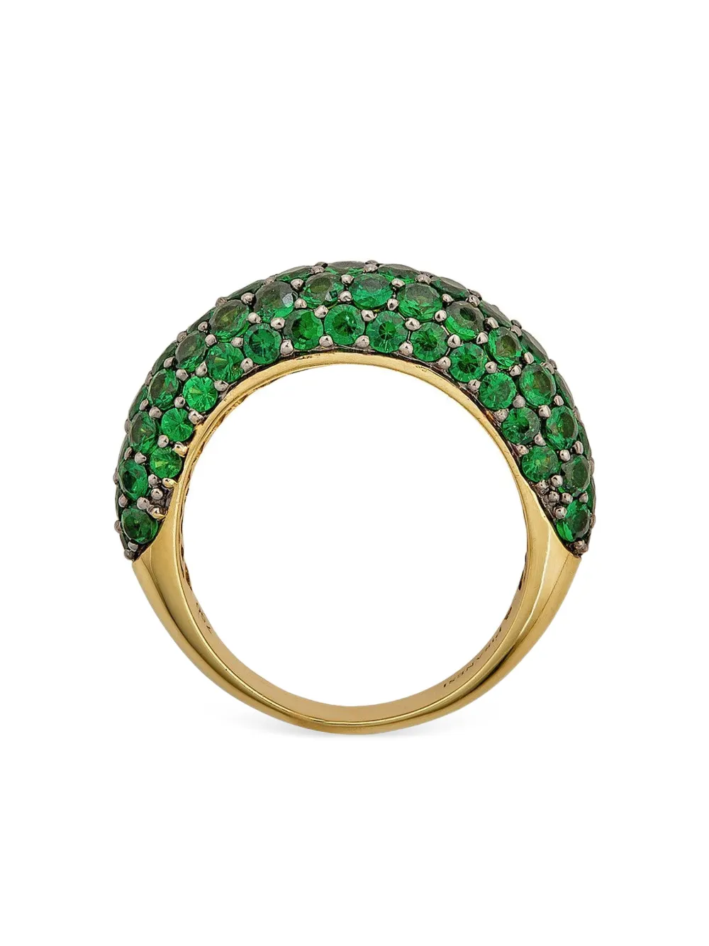Piranesi 18K yellow gold tsavorite ring