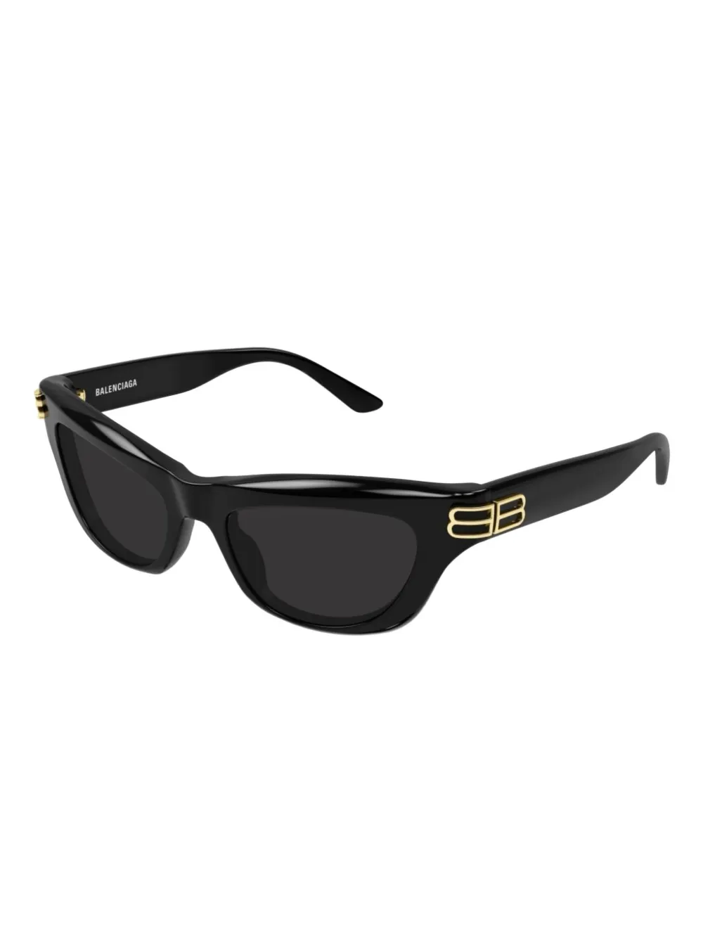 Balenciaga Eyewear cat-eye logo sunglasses - Zwart