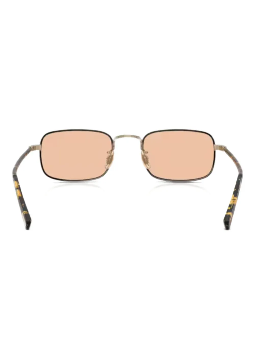 Oliver Peoples rectangular patterned sunglasses - Goud