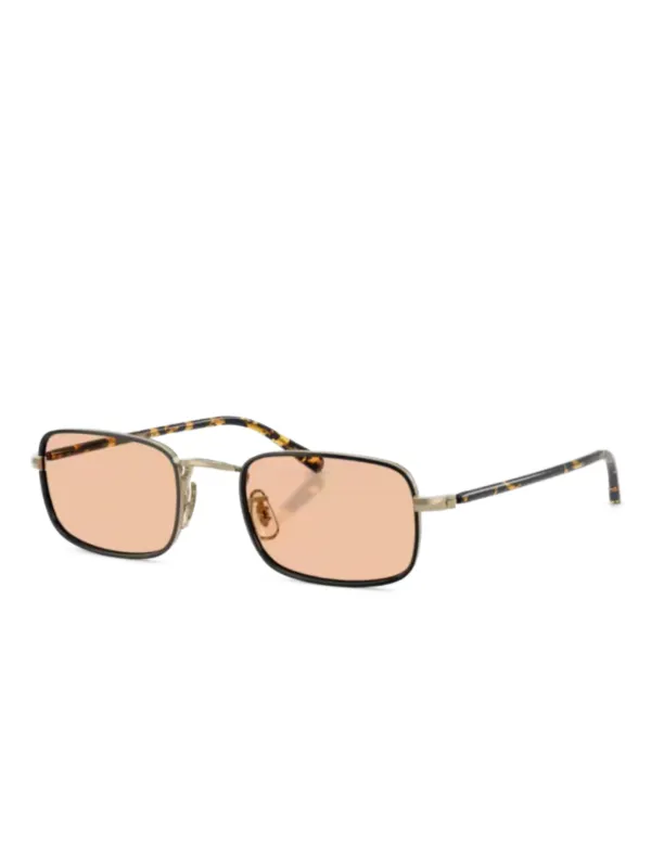 Oliver Peoples スクエアフレーム サングラス | ゴールドトーン 