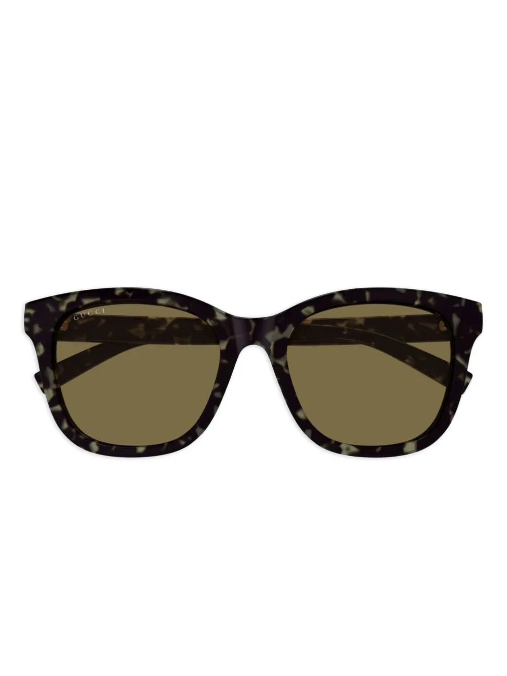 Gucci Eyewear square-frame sunglasses - Marrone