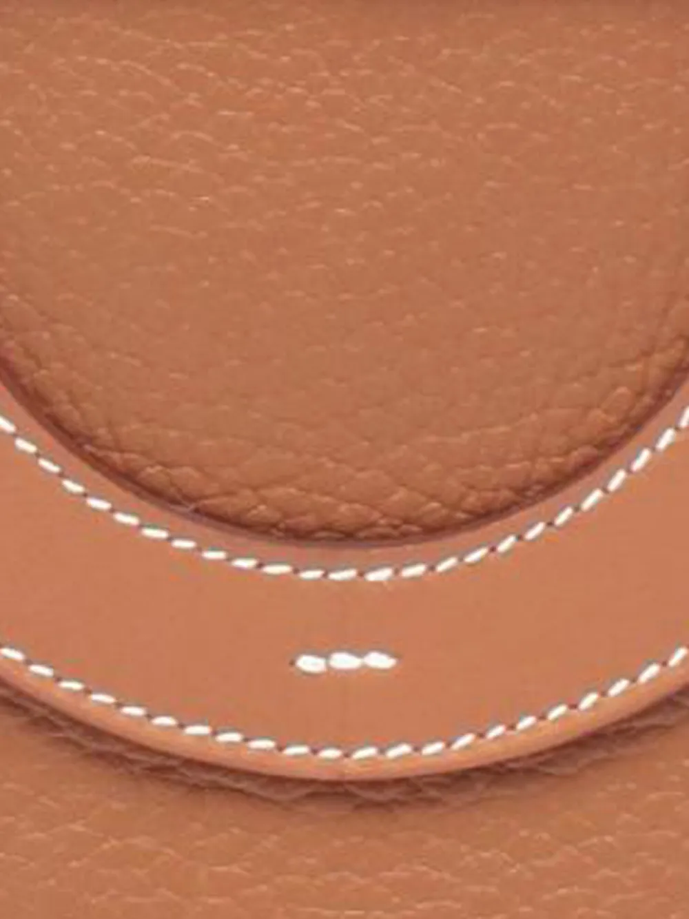 Pre-owned Hermes 2024 Taurillon Clemence In The Loop 18 Handbag In Brown