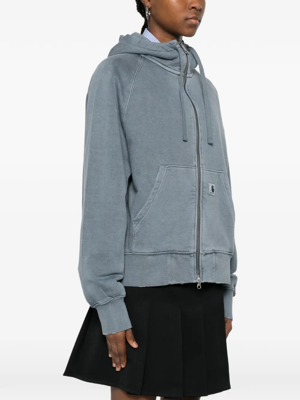  Carhartt Wip Hooded Zip Jacket - Grey 