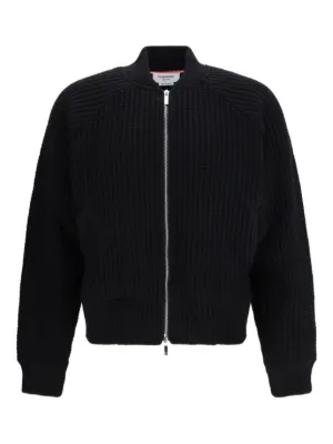 フ*ム様 プラダ　ウール ジッパー カーディガン Prada ジップカーディガン | ブラック | FARFETCH JP