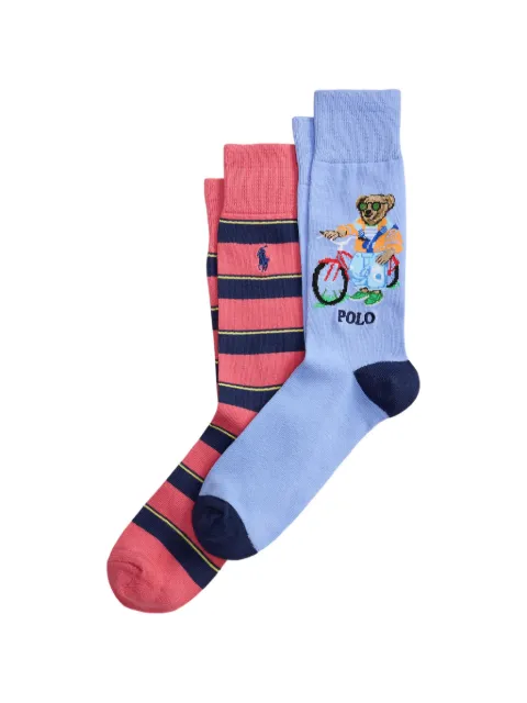 Polo Ralph Lauren striped socks (pack of two)