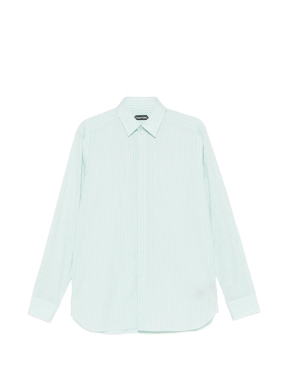 TOM FORD striped long-sleeve shirt - Grün