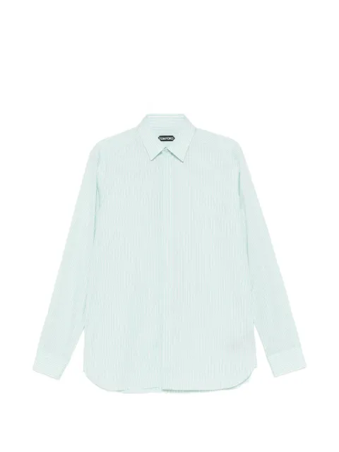 TOM FORD striped long-sleeve shirt