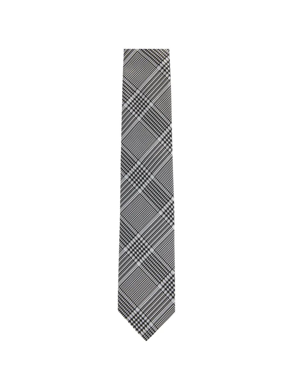 TOM FORD Prince-of-Wales tie - Bianco