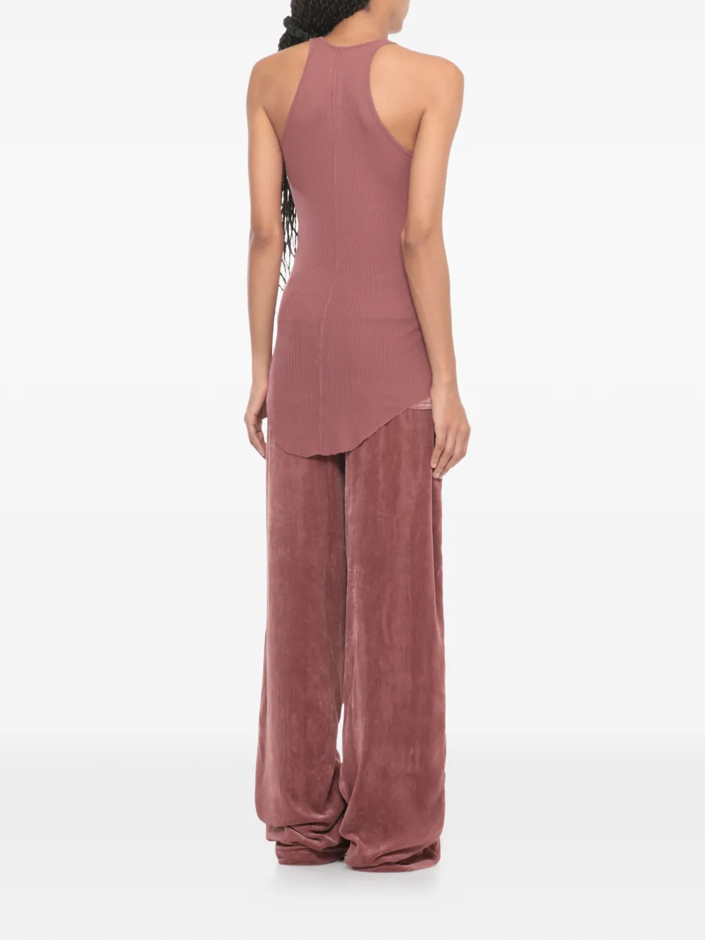 asymmetric sleeveless tank top