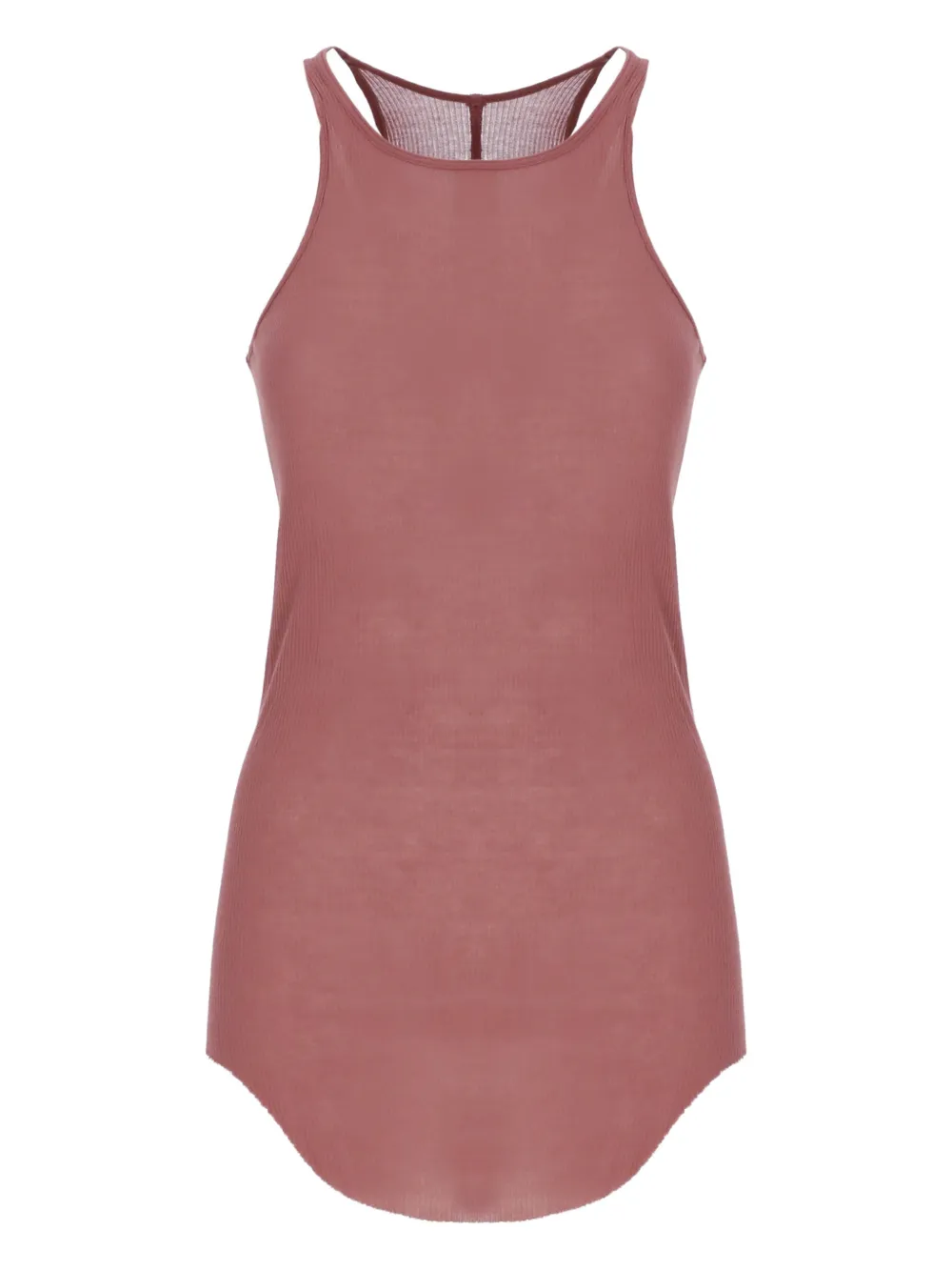 Rick Owens asymmetric sleeveless tank top - Rosa