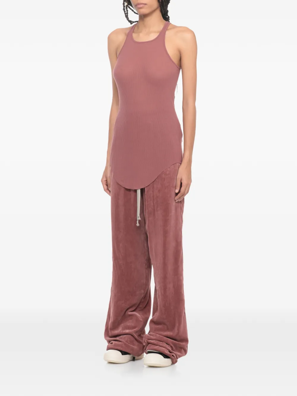 asymmetric sleeveless tank top