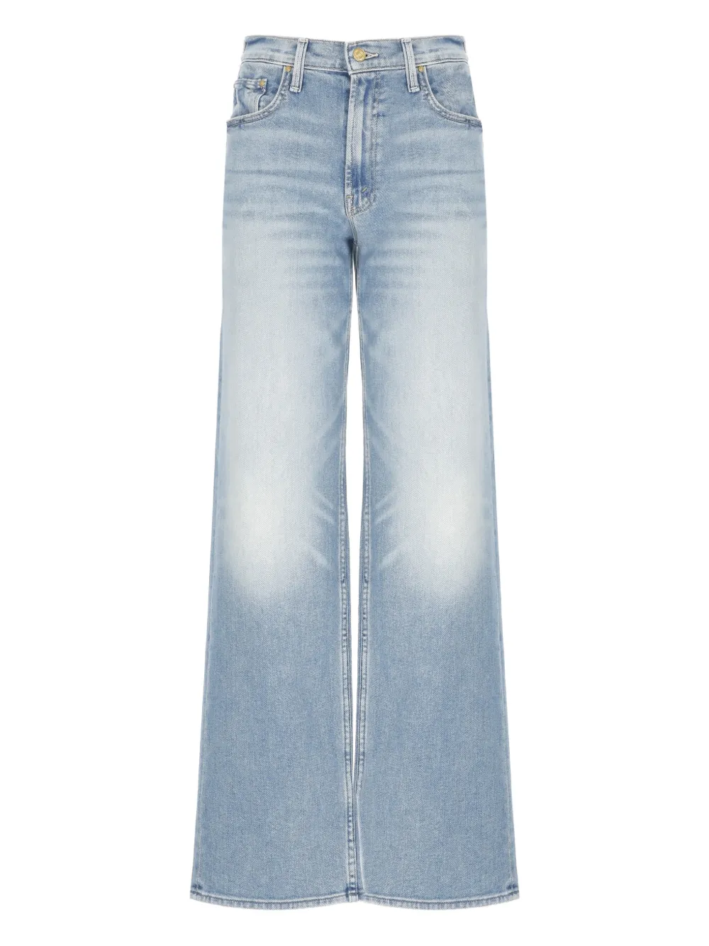 MOTHER five-pocket wide-leg jeans - Blu
