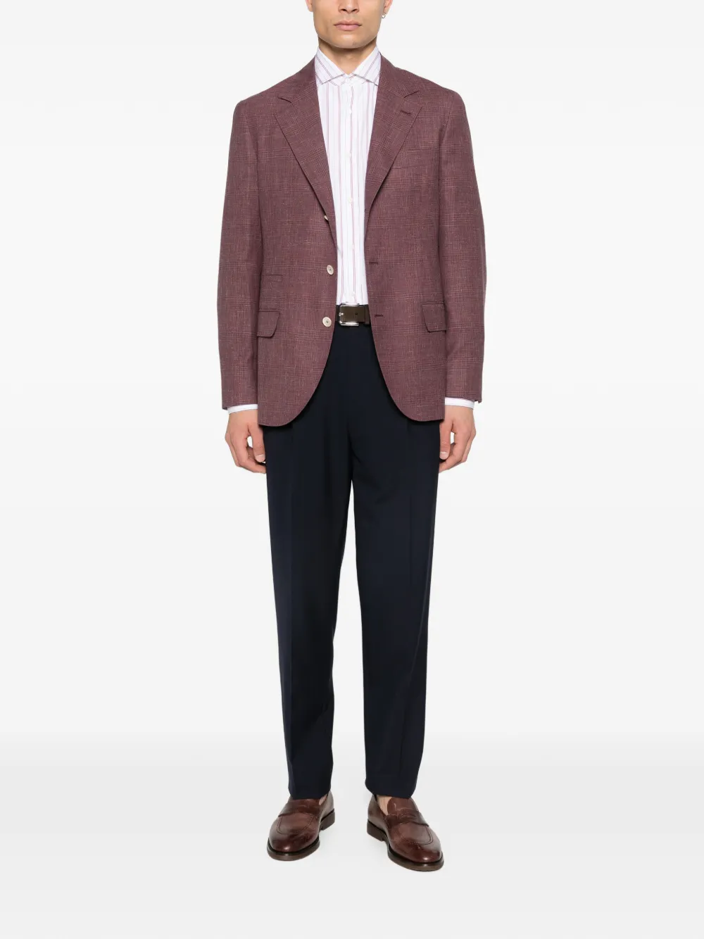 Brunello Cucinelli Gestreept overhemd - Wit