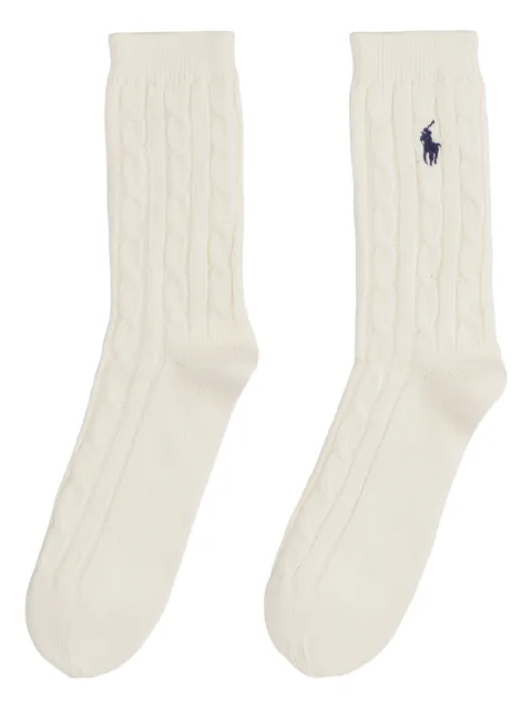 Polo Ralph Lauren cable-knit cotton socks