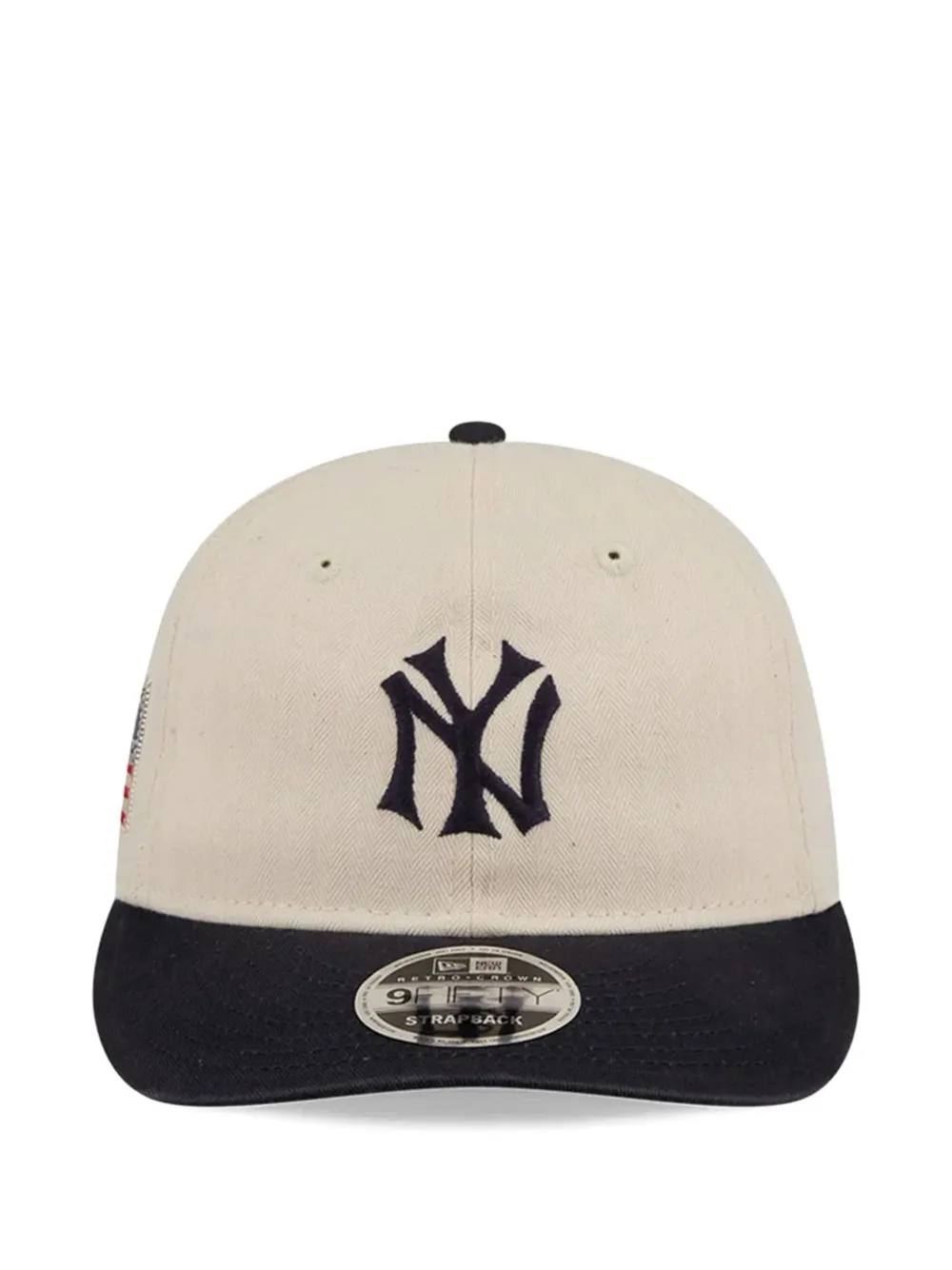 NEW ERA CAP 9Fifty herringbone patch baseball cap - Toni neutri