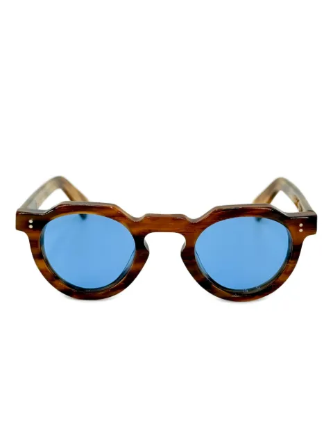 Lesca Crown round-frame sunglasses