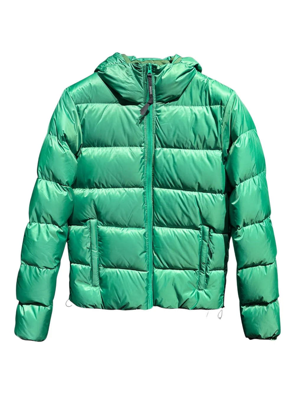 Aspesi Hooded Puffer Jacket In Green