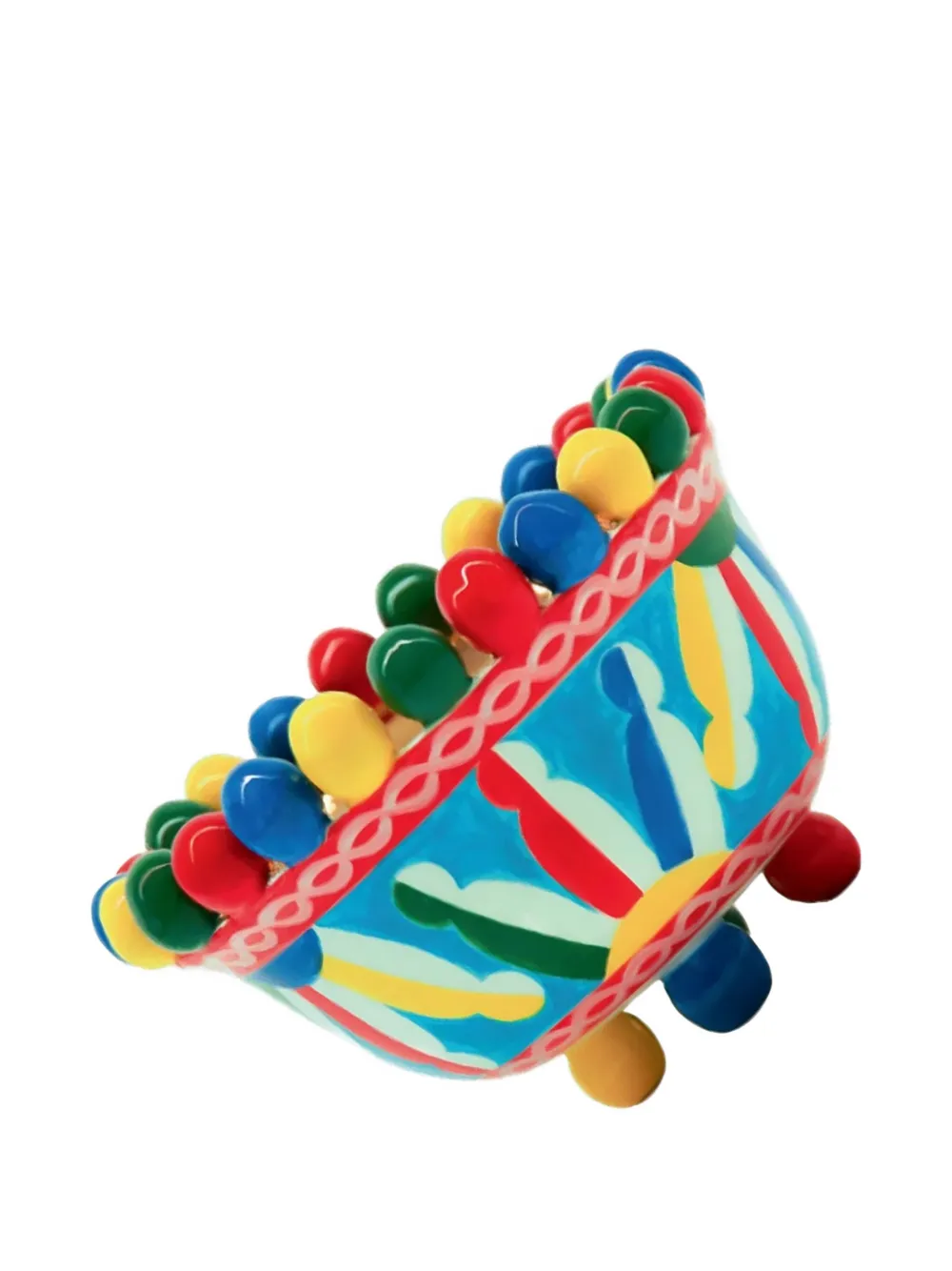 Dolce & Gabbana Carretto Medium Trinket Dish In Multi