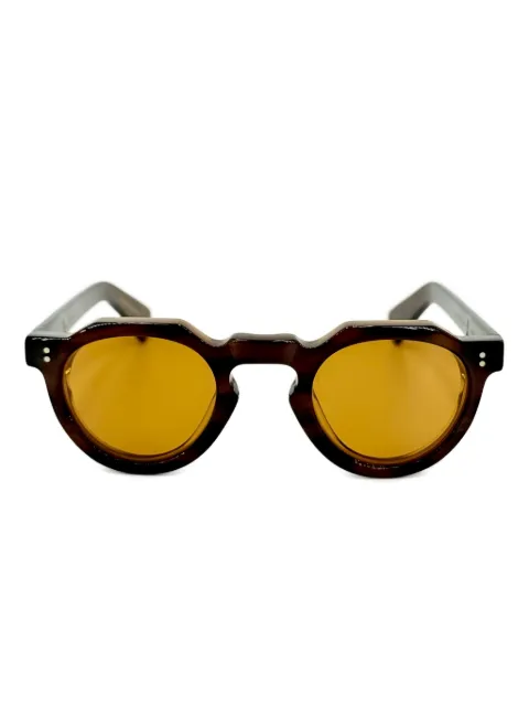 Lesca Crown round-frame sunglasses
