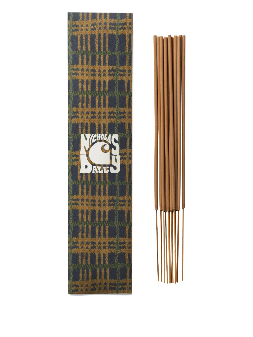 Carhartt WIP x Nicholas Daley tartan-box incense sticks (set of 15) | Brown | Image 1