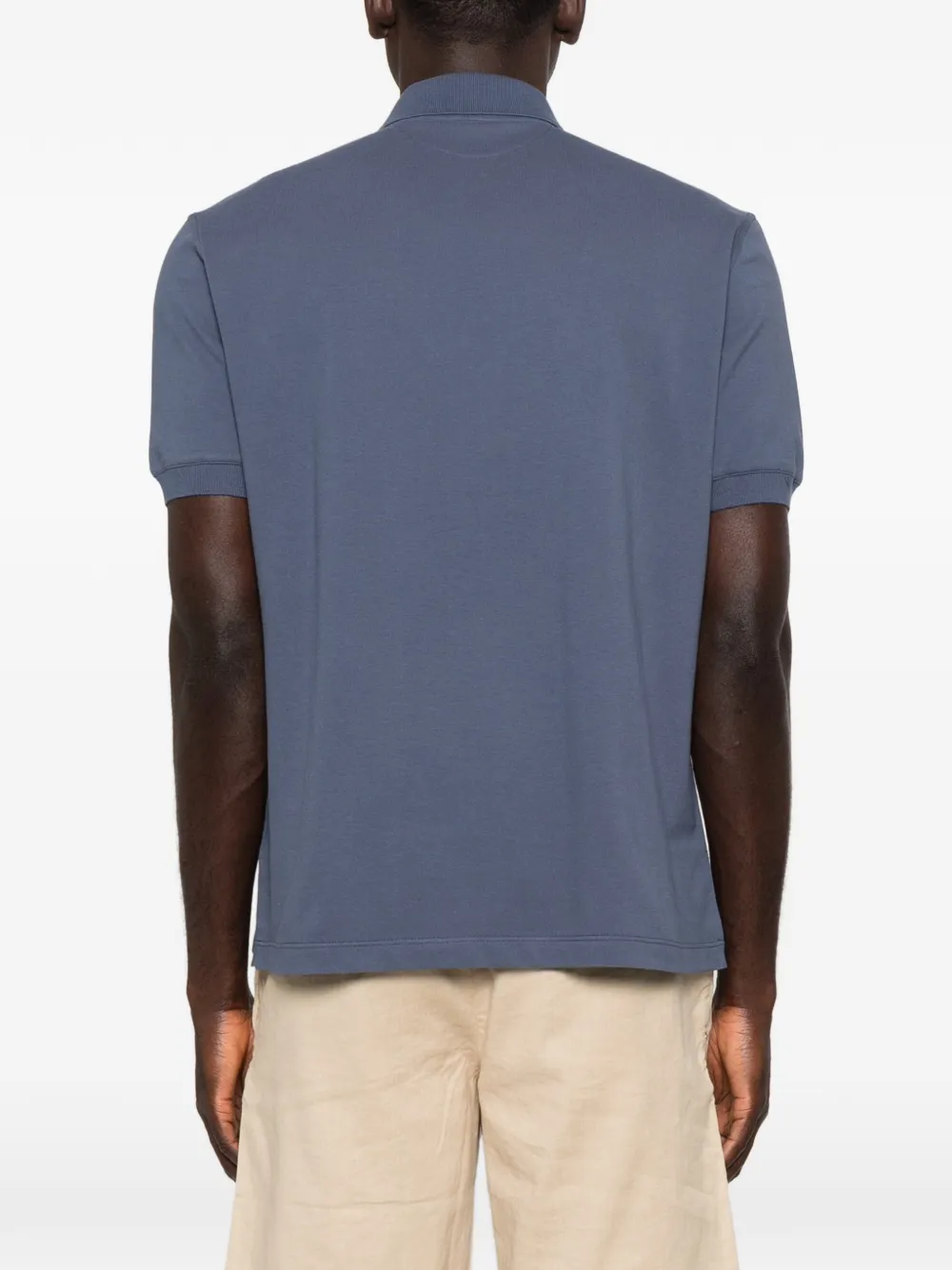 Brunello Cucinelli Poloshirt met korte mouwen Blauw