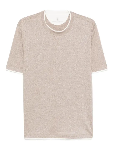 Brunello Cucinelli trimmed T-shirt