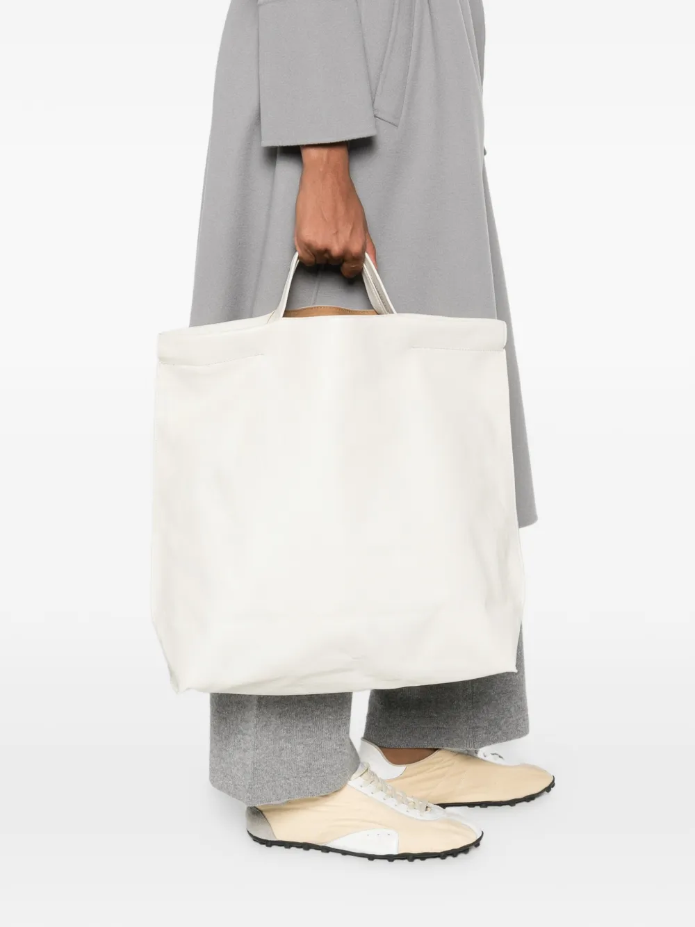 Bea mombaers Grote shopper - Beige