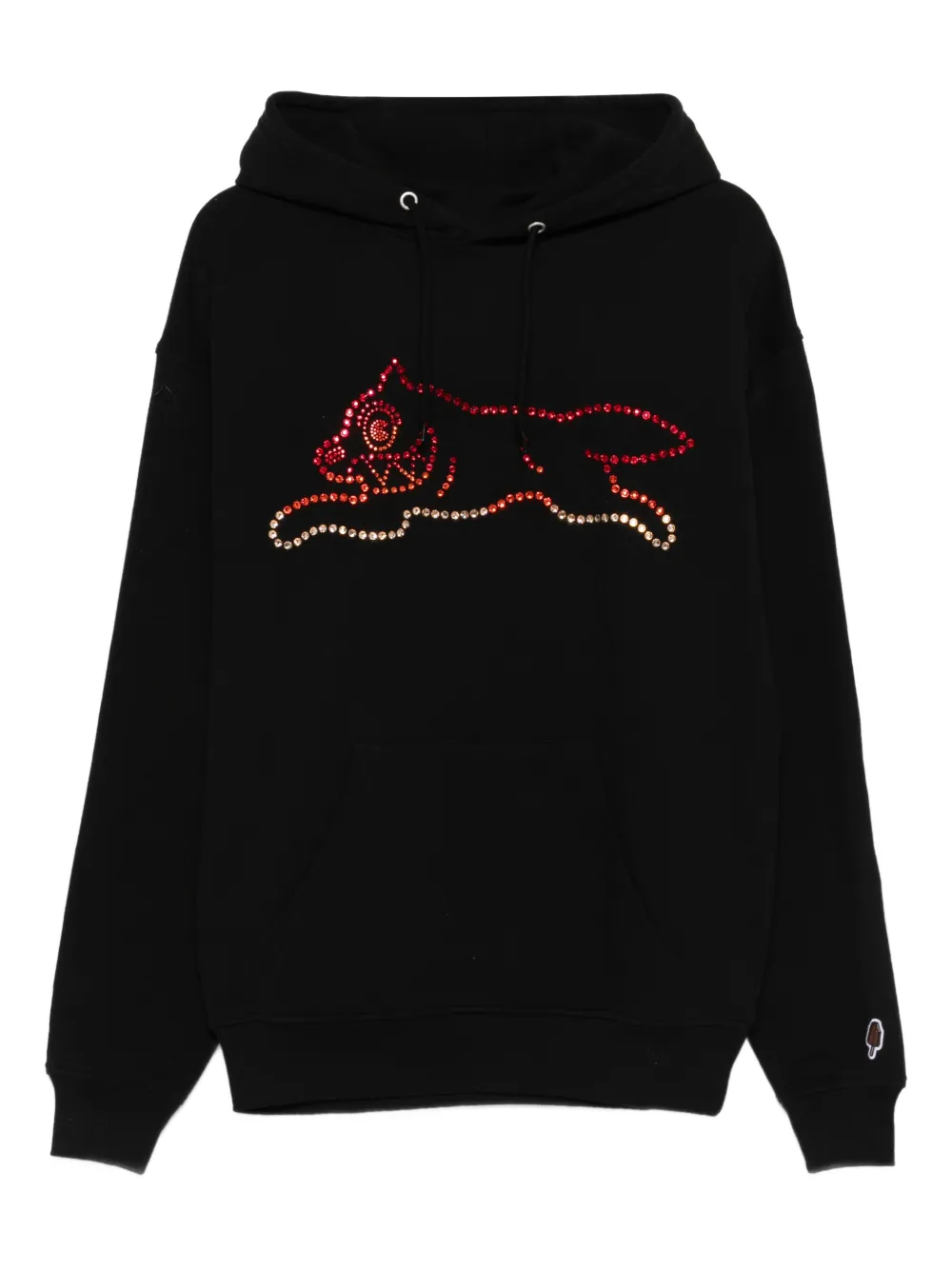 ICECREAM graphic-embellished hoodie | Black | Image 1