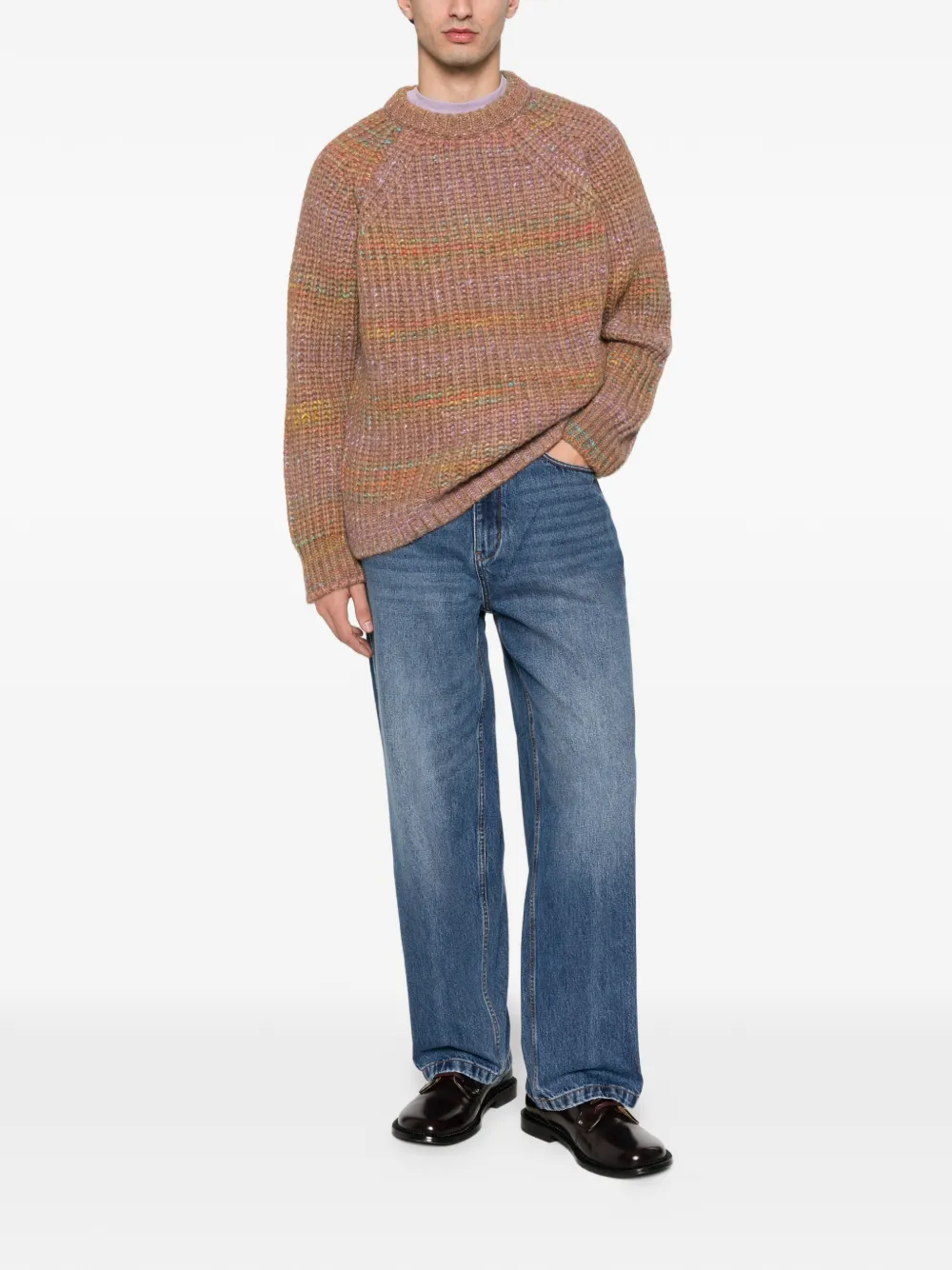 Emporio Armani Jeans met logoplakkaat - Blauw