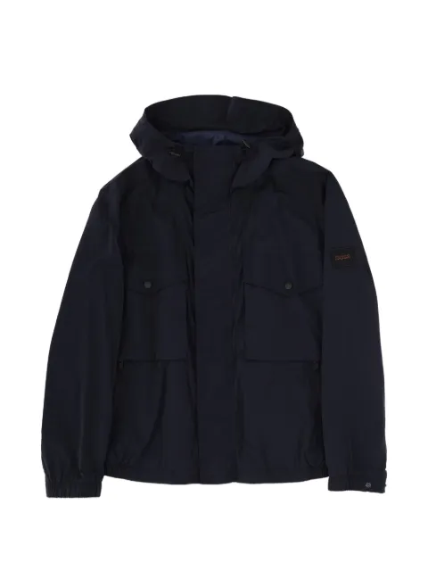 BOSS blue hooded jacket