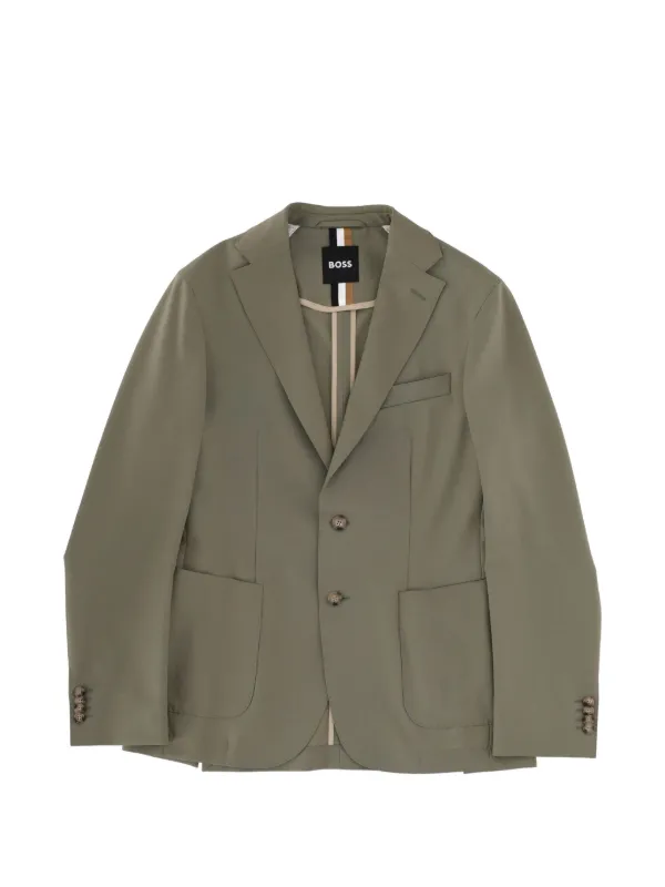 BOSS ボタンポケット ジャケット | グリーン | FARFETCH JP
