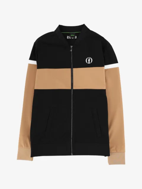 BOSS logo zip-up sweatshirt