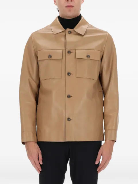 BOSS buttoned pocket shirt jacket