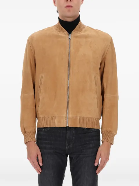 BOSS zip-up leather jacket