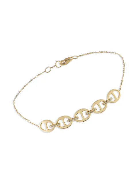 LB Exclusive 14K yellow gold diamond bracelet