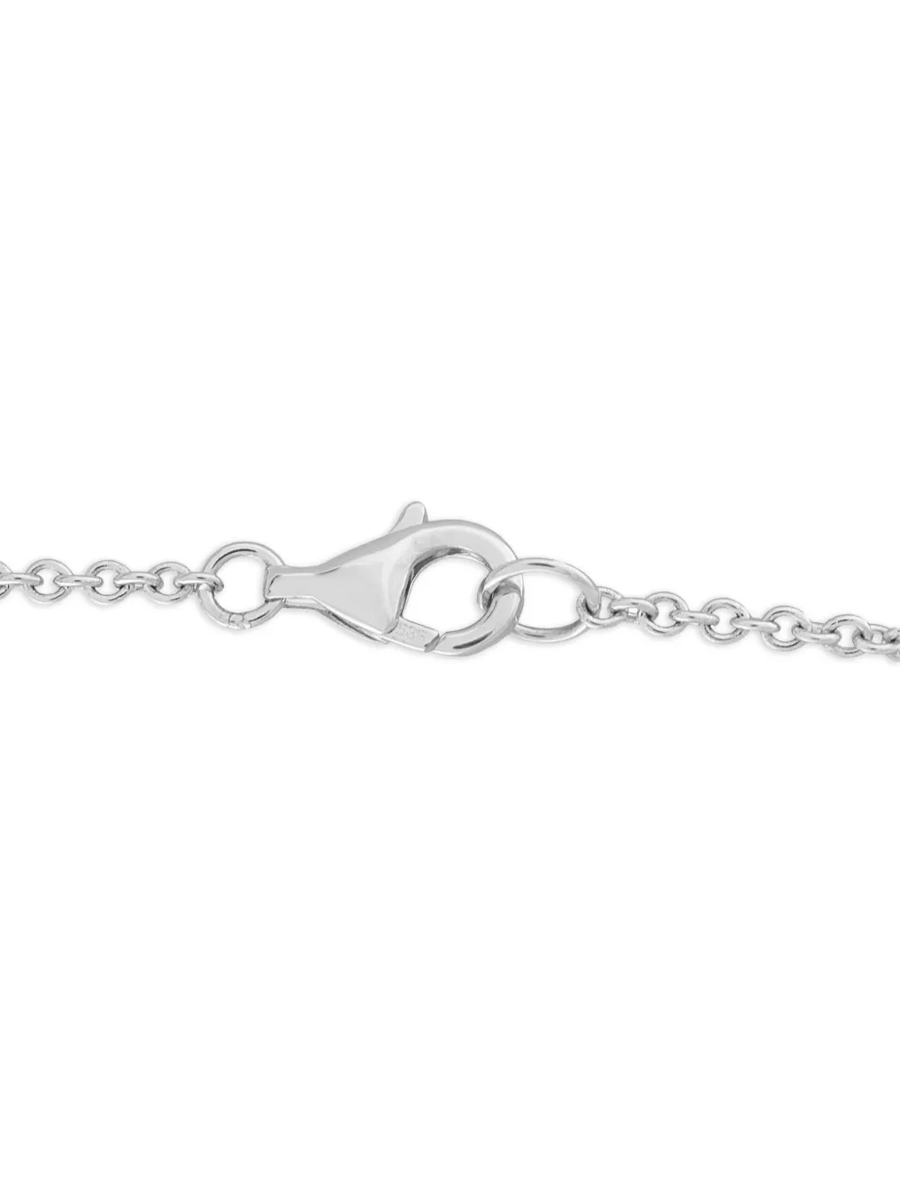 14k White Gold Diamond Pendant Necklace