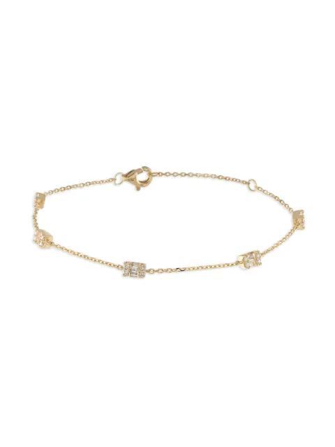 LB Exclusive 14K yellow gold diamond bracelet