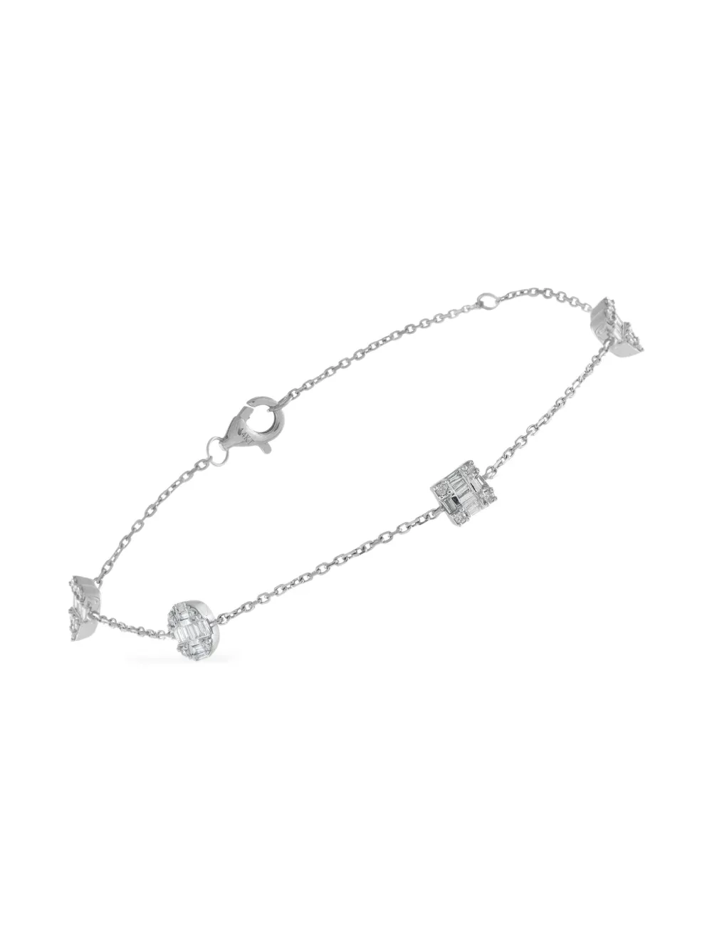 LB Exclusive 14K white gold diamond bracelet - Argento