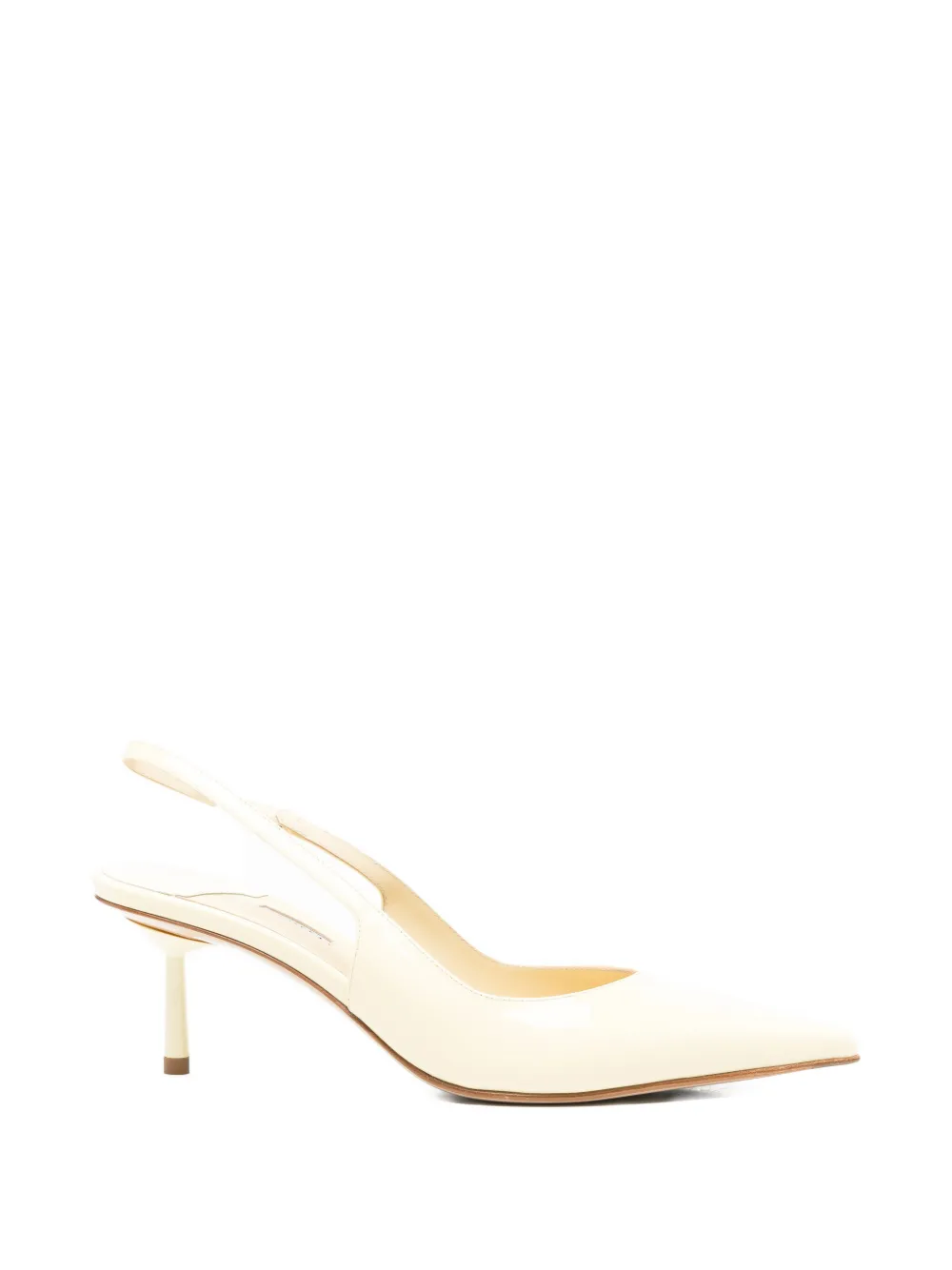 Le Silla Bella slingback pumps met puntige neus Geel