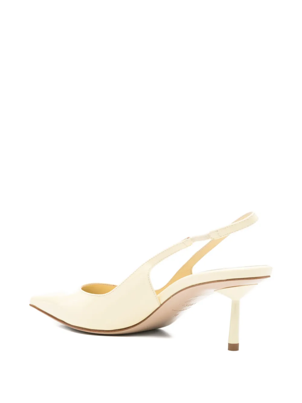 Le Silla Bella slingback pumps met puntige neus Geel