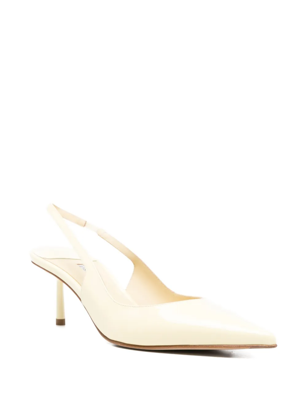 Le Silla Bella slingback pumps met puntige neus Geel